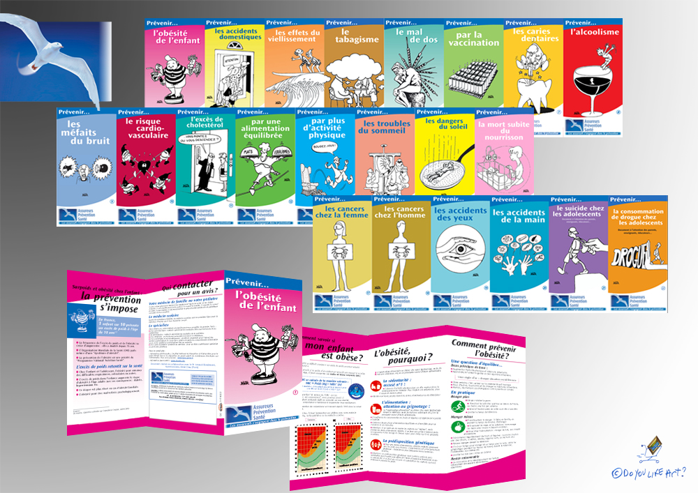 Leaflets pour la pr&eacute;vention des risques - APS pour la FFSA