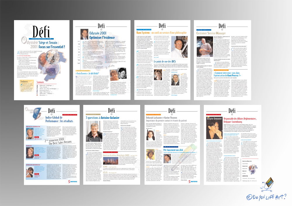 serono magazine d`entreprise cr&eacute;ation et r&eacute;alisation