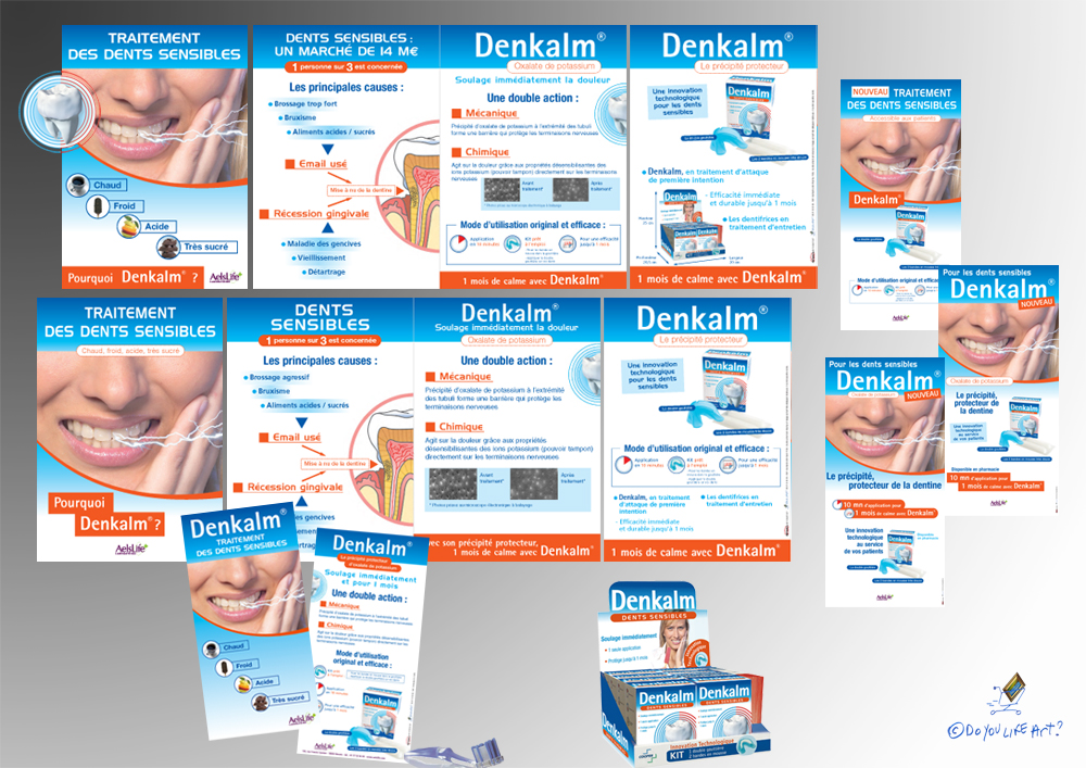 Denkalm - Outils d`aide de vente - déclinaison identité visuelle