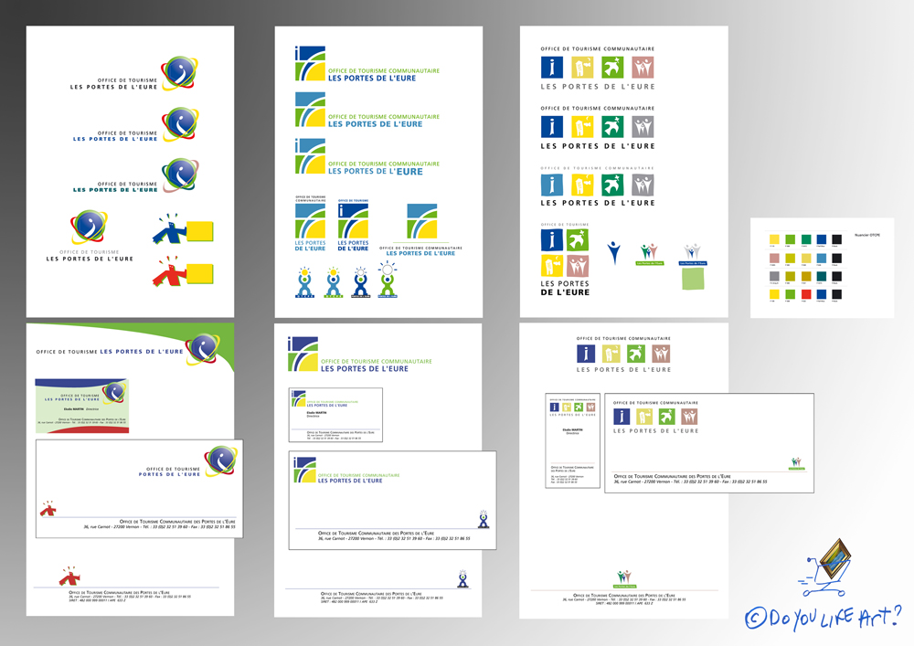 Identit&eacute; visuelle Office de tourisme r&eacute;gional